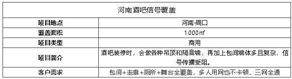 案例I酒吧千萬要做信號覆蓋！快收藏這套寶藏清單~